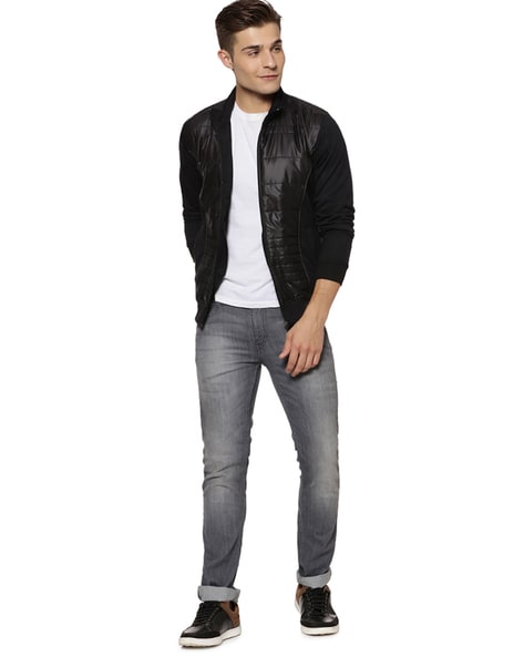 Buy Black Jackets & Coats for Men by Campus Sutra Online