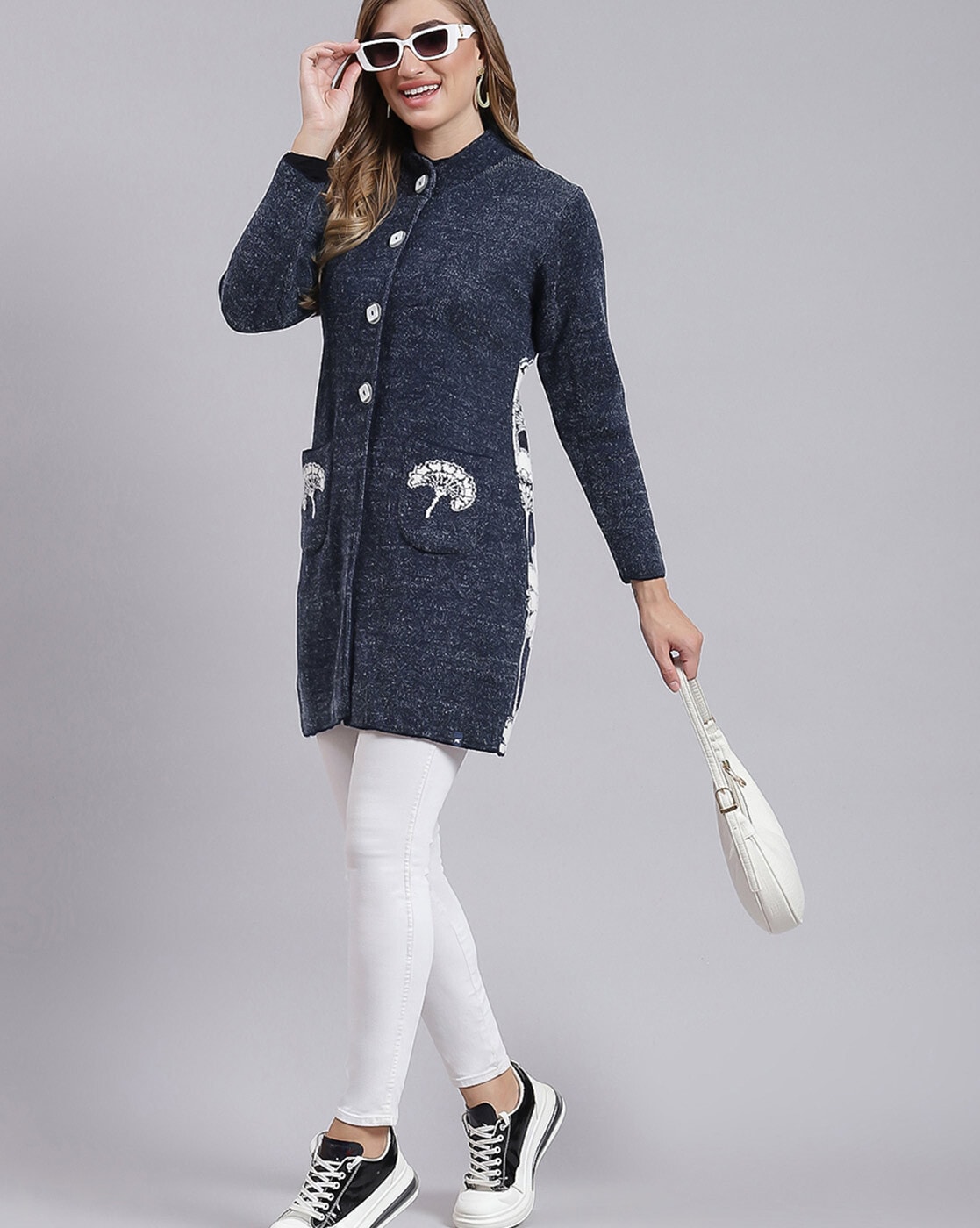 Buy Navy Blue Jackets & Coats for Women by MONTE CARLO Online