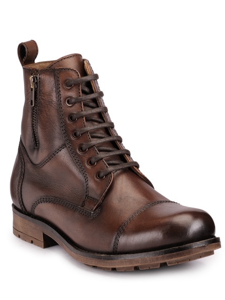 Teakwood Leathers Lace-up Boots