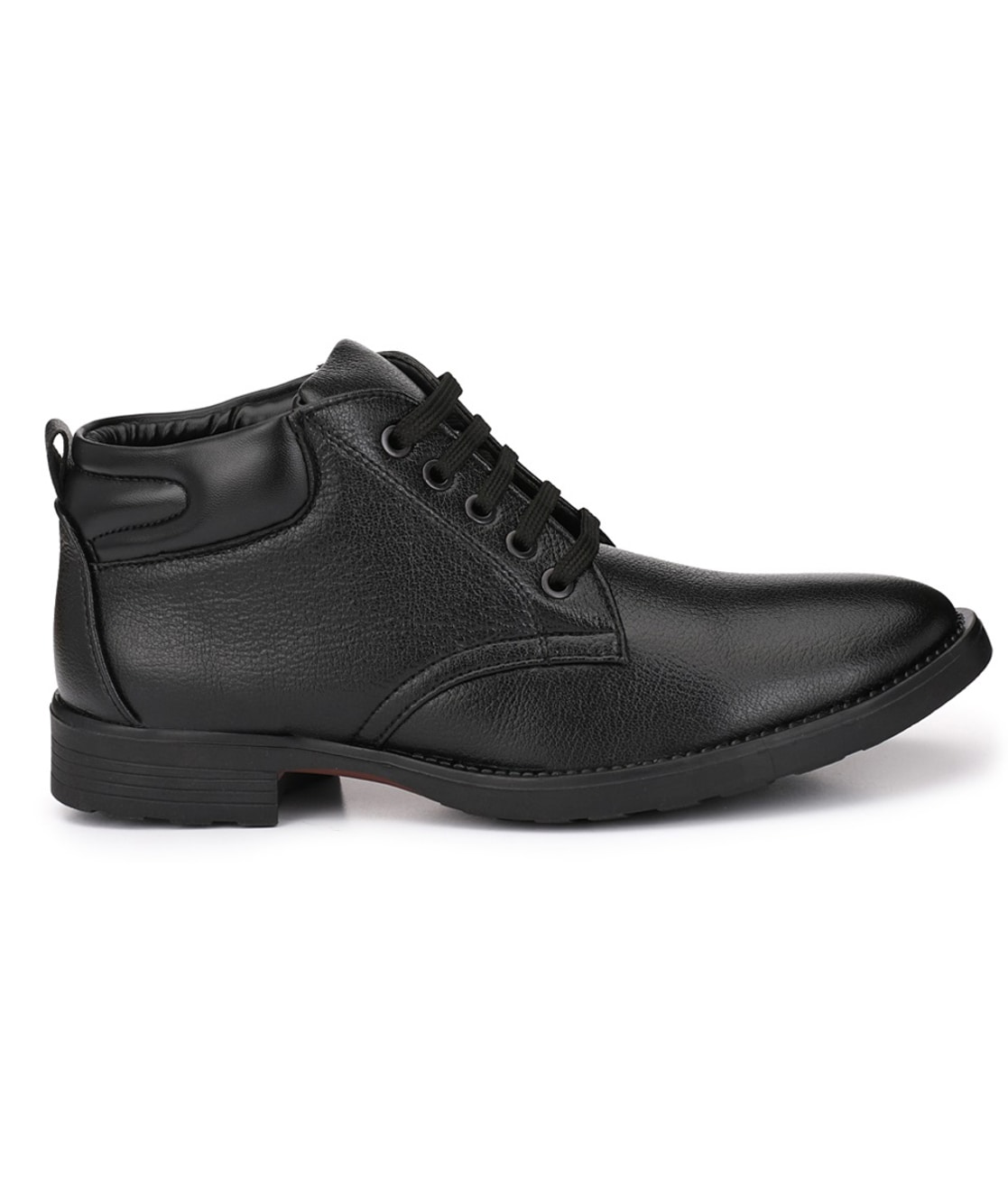 Mactree men's hot sale black leather boots