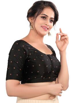 vamas Front Open Blouse with Tie-Up-picture-0