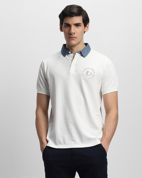 Polo T-Shirt with Embroidered Logo