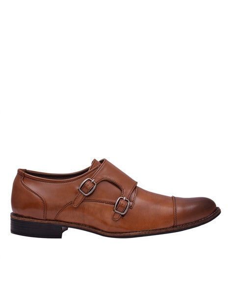 Toe-Cap Double-Strap Monks