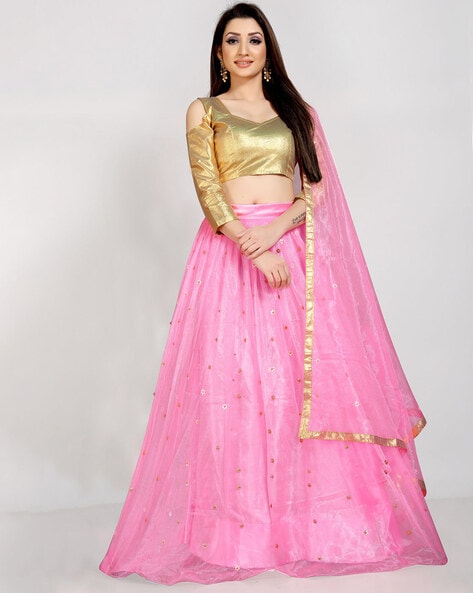 Pink Lehenga | Buy Pink Lehenga Dresses for Women Online - Indya