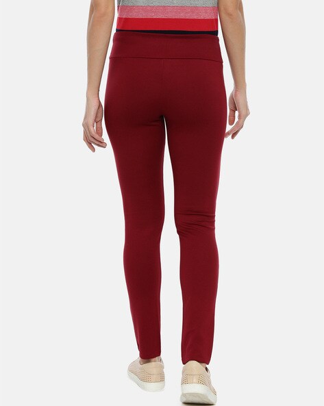 Buy Maroon Trousers & Pants for Women by GOLDSTROMS Online