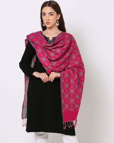 Women Floral Pattern Shawl Price in India