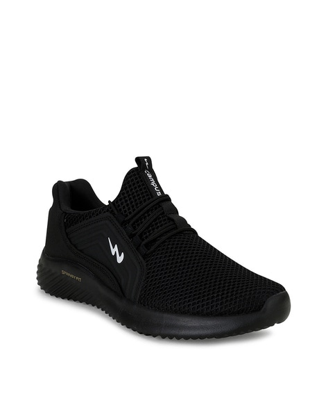 Lace-Up Sports Shoes with Mesh Panel