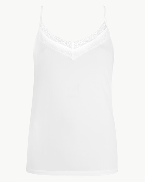 Buy White Camisoles & Slips for Women by Marks & Spencer Online