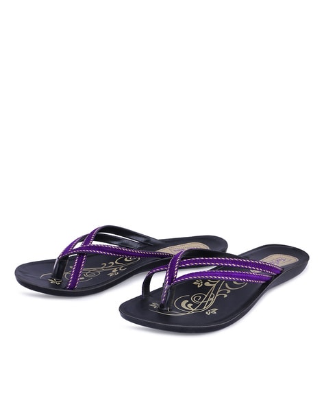 Ladies best sale purple sandals