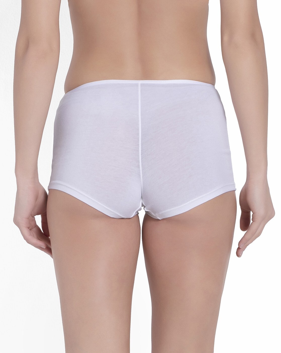 Buy Jockey Style SS04 Women's High Coverage Super Combed Cotton Elastane  Stretch Mid Waist Boy Shorts With Concealed Waistband and StayFresh  Treatment - White Online at Best Prices in India - JioMart.