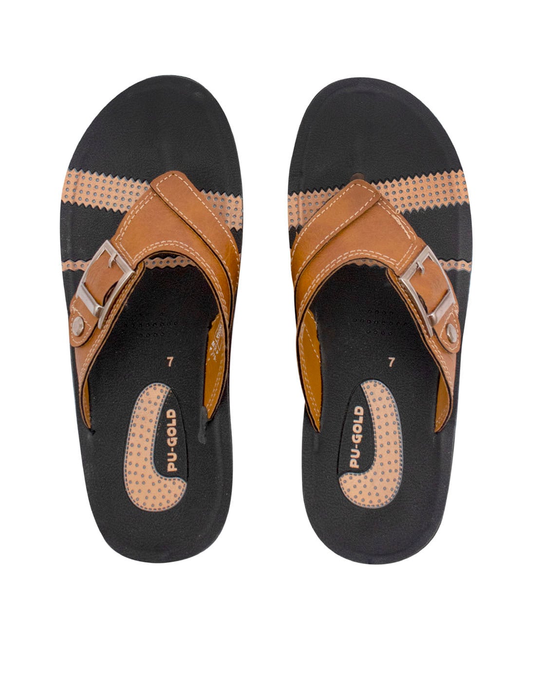 Pu 2025 gold chappal