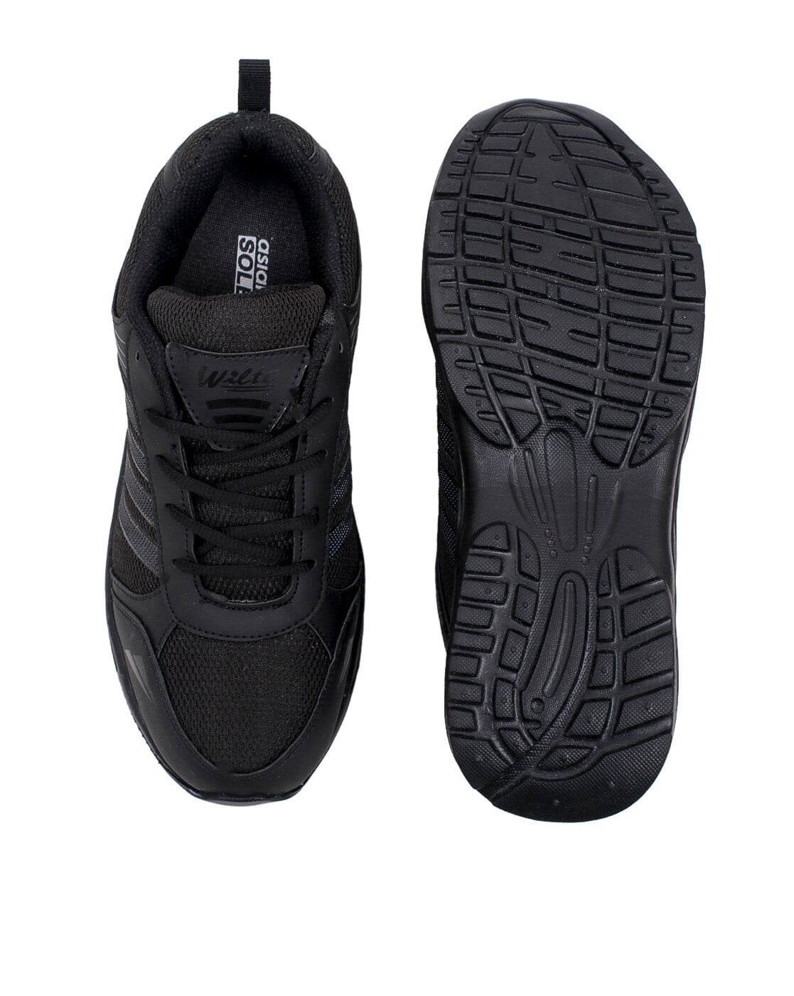 Asian black hot sale sports shoes