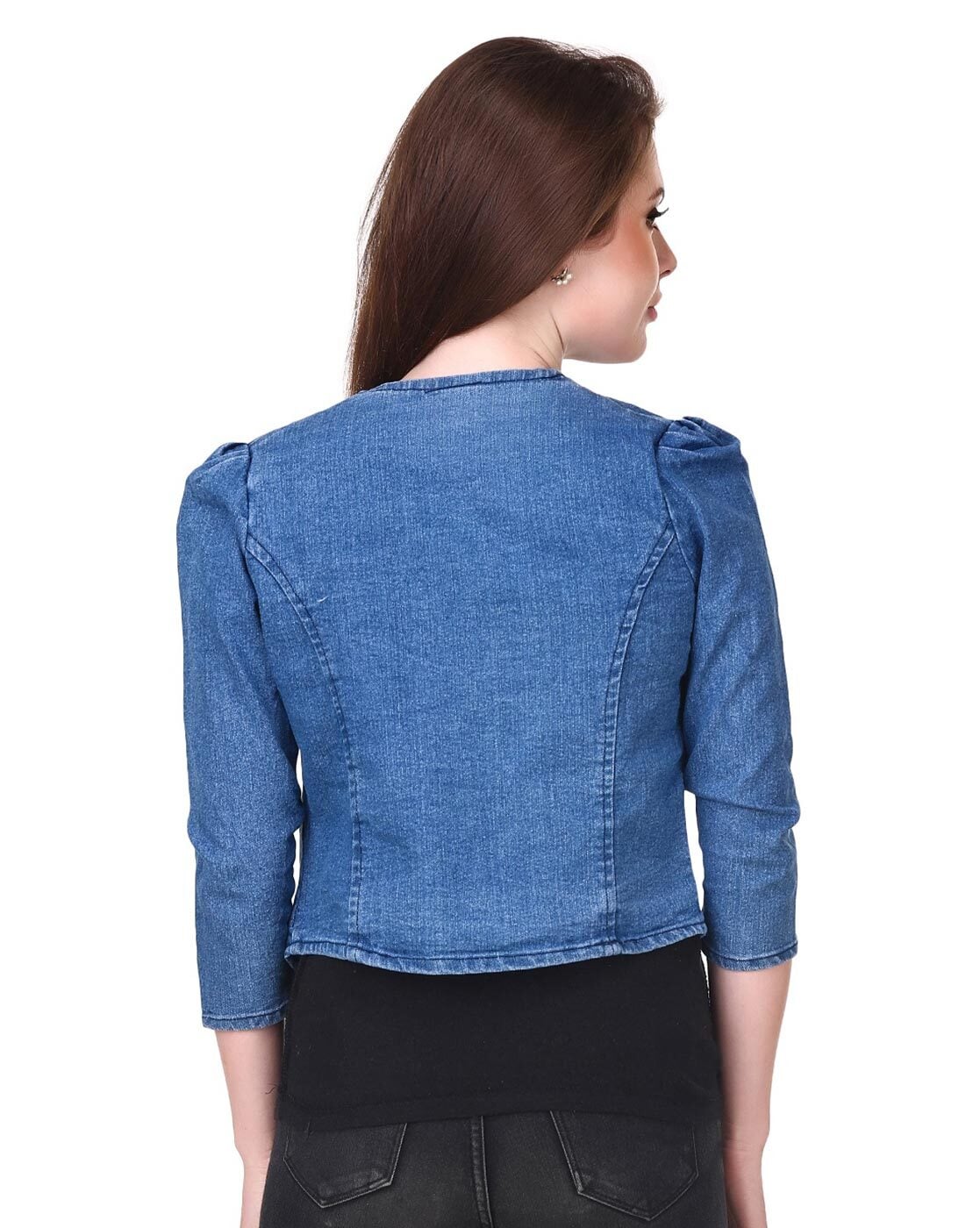 Buy Wrangler Women's Denim Jacket (ZFWJ1A8, Weathered , X-Large) at  Amazon.in