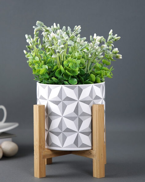 Buy Grey & White Gardening & Planters for Home & Kitchen by Tayhaa