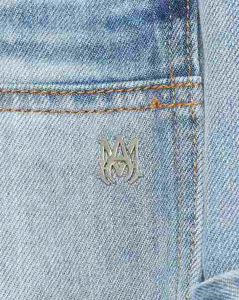 Faded Carpenter Straight Fit Light Wash Jeans