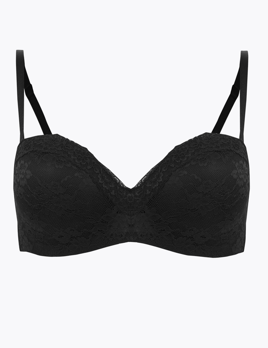 MARKS & SPENCER Lace Padded Bandeau Strapless Bra A-E