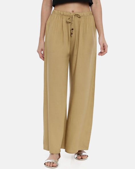 Buy Beige Trousers & Pants for Women by GOLDSTROMS Online