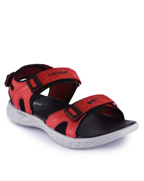 Buy Campus Kids Black & Red Floater Sandals for at Best Price @ Tata CLiQ