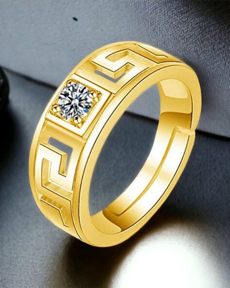 Buy CKC 22k Religious Om Yellow Gold Ring for Men Online At Best Price @  Tata CLiQ