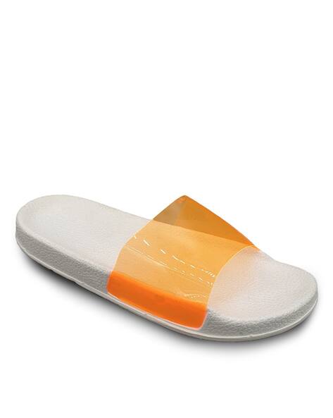 Buy Orange Flip Flop \u0026 Slippers for Women by PAMPY ANGEL Online | Ajio.com