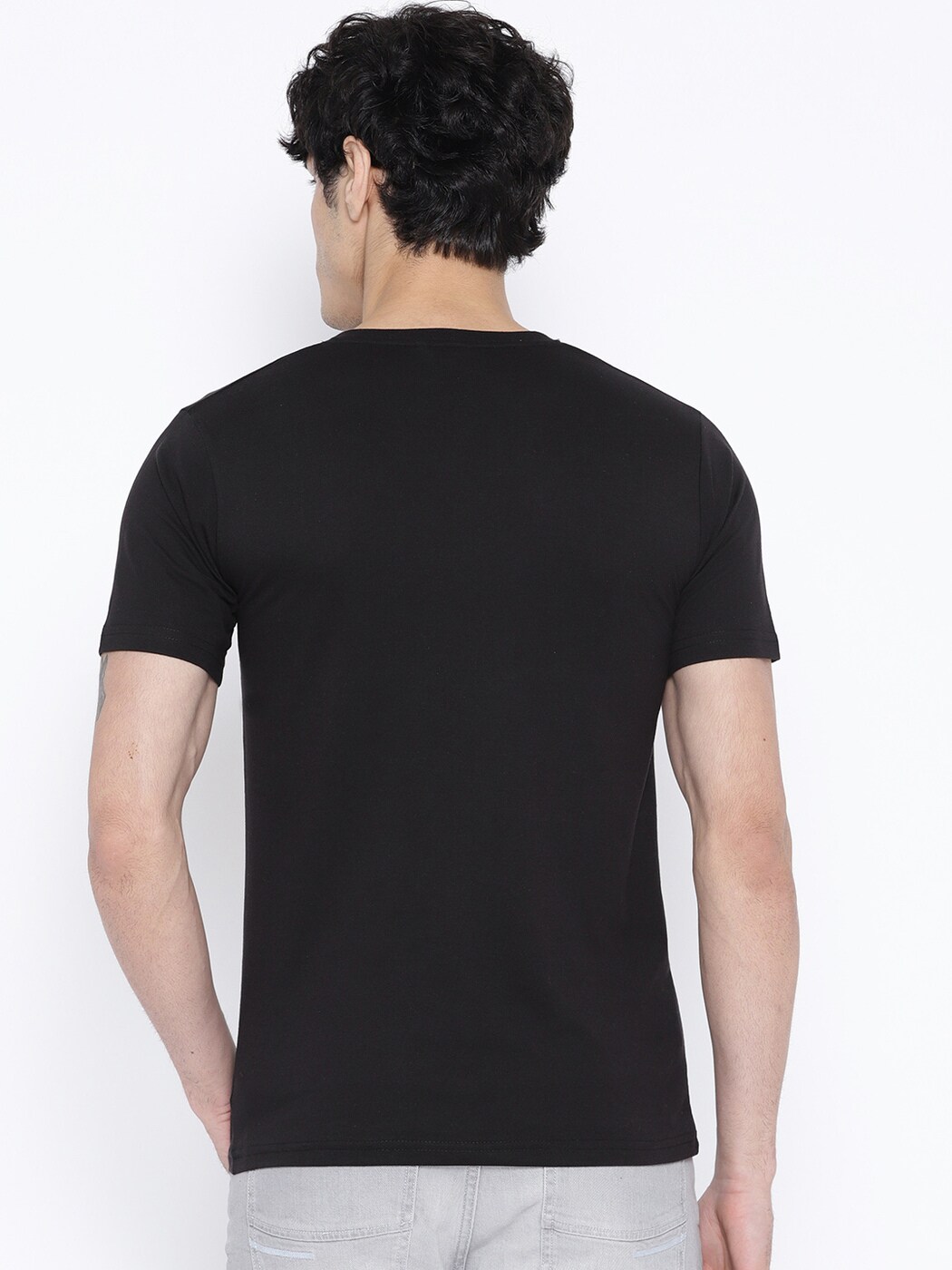 Buy Black Tshirts for Men by Chkokko Online