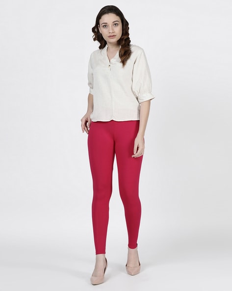 Buy Pink Leggings for Women by Twin Birds Online