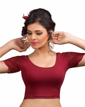 Buy Pink Blouses for Women by Vamas Online