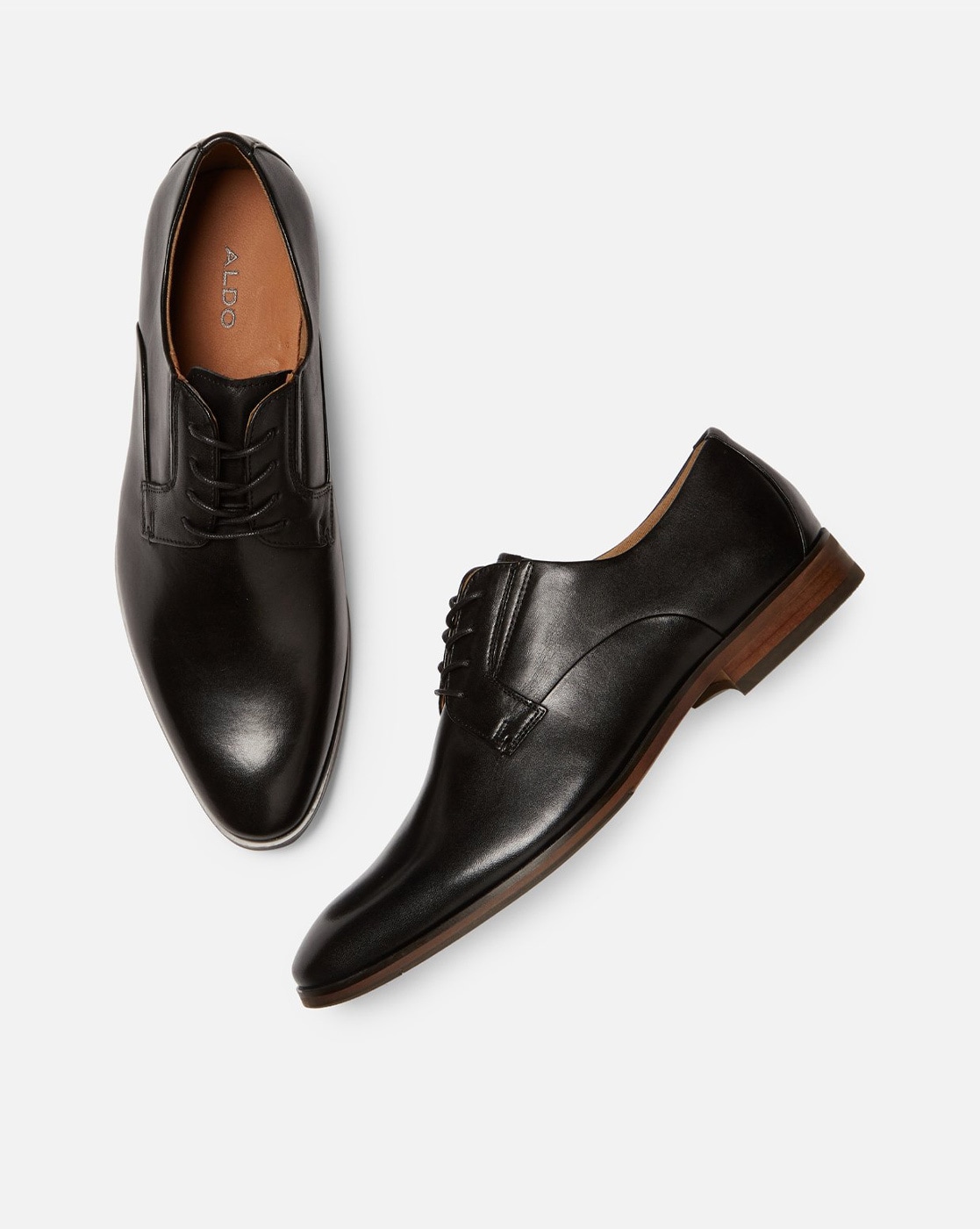 Buy ALDO Mens Leather Lace Up Oxfords | Shoppers Stop