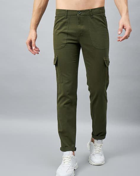 Buy Olive Trousers & Pants for Men by STUDIO NEXX Online | Ajio.com