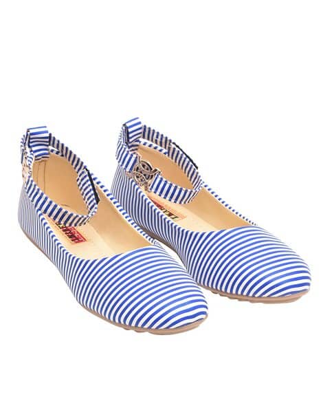 Buy Blue Flat Shoes for Women by TRY FEET Online