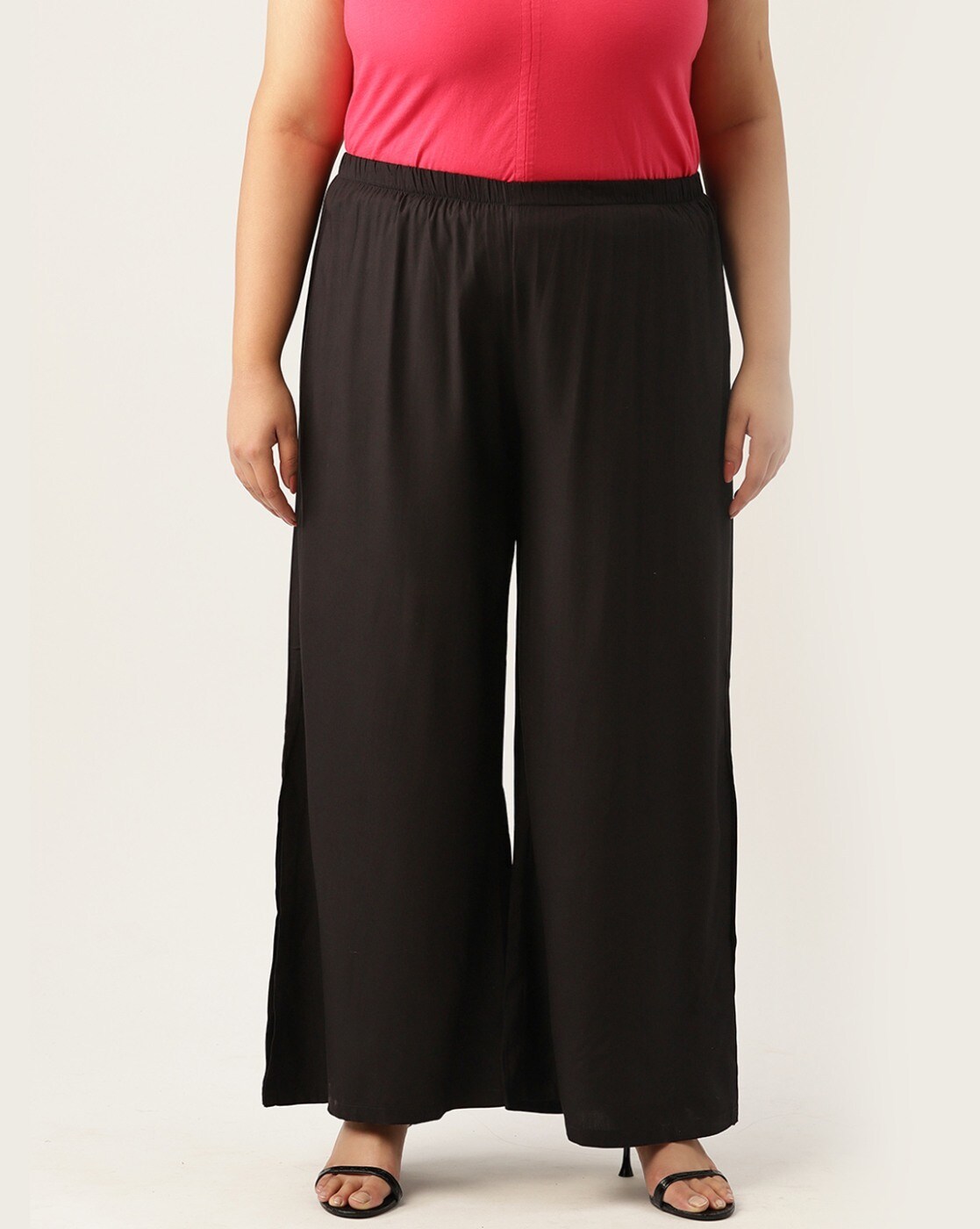 Buy Black Trousers & Pants for Women by Therebelinme Online