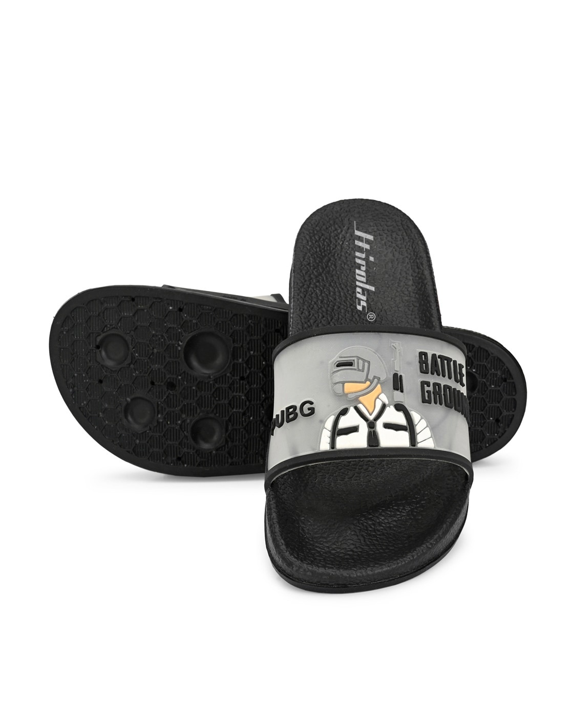Buy Slides/Slippers Flip Flops for Boys and Girls (PubG) Blue-27 at  Amazon.in