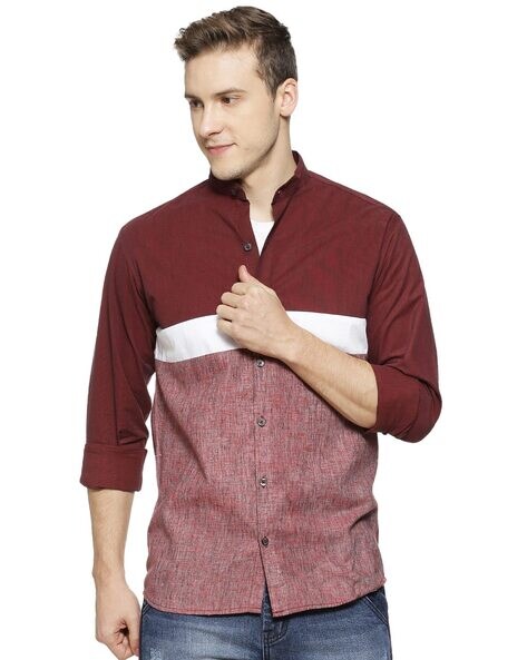 Buy Red Shirts for Men by Campus Sutra Online