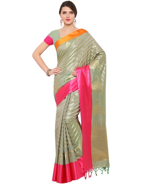 Pink Color Silk Weaving With Tassel Festival And Function Wear Saree -  Slaeesha Collection Yf#16899, Party Wear Saree, Roopkatha Designer Sarees,  फैंसी साड़ी - Ozone Shield, Mumbai | ID: 2849612209833