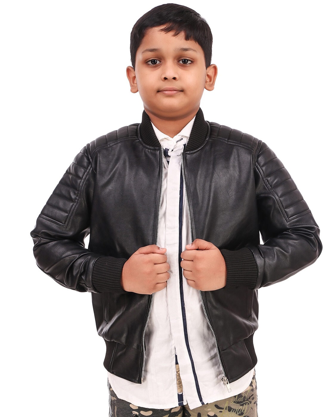 Leather jacket for hot sale 13 year old boy