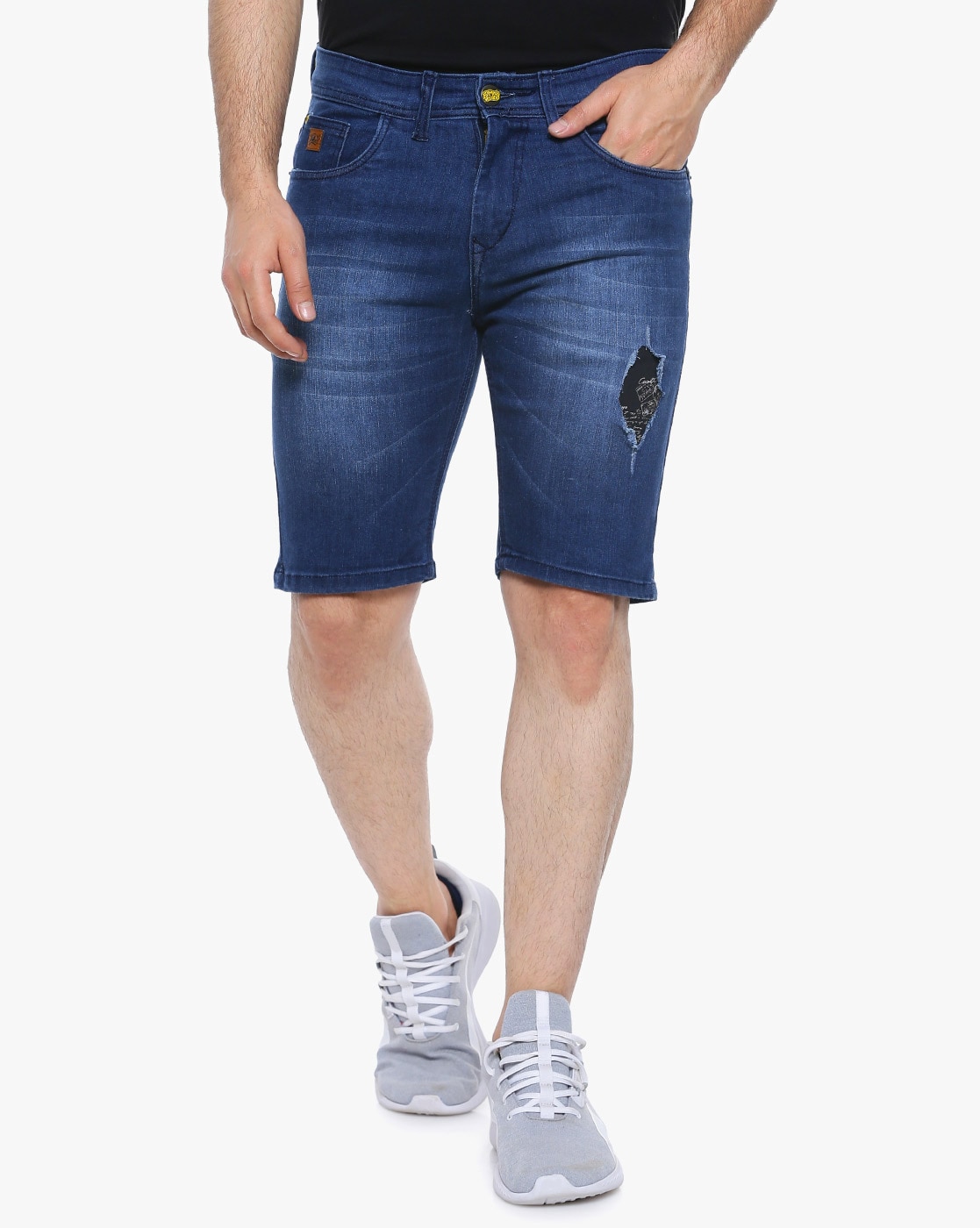 Buy Blue Shorts & 3/4ths for Men by Campus Sutra Online | Ajio.com
