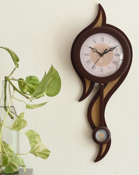 Vintage Eligant Peacock Wall Clock