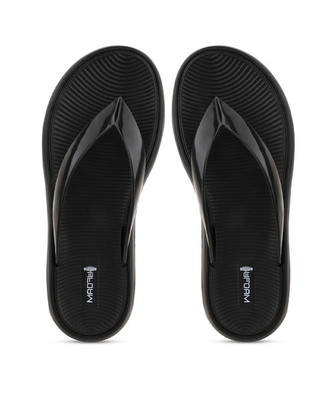 Womens black best sale reef flip flops