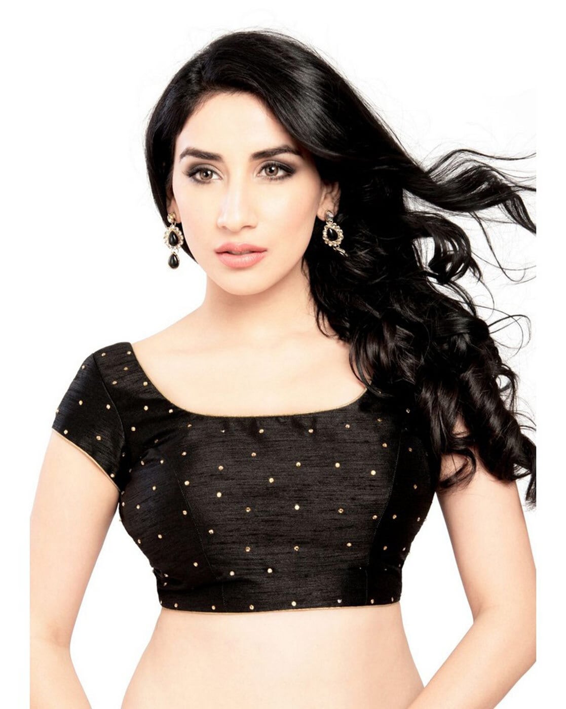 Buy Black Blouses for Women by Vamas Online