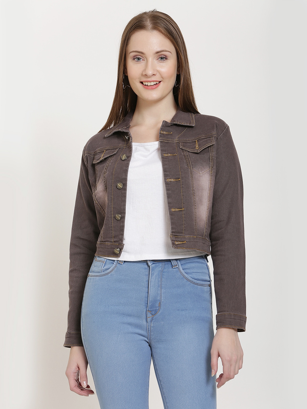 Buy online Women Rough Look Jacket For Casual from jackets and blazers and  coats for Women by Clo Clu for ₹699 at 72% off | 2024 Limeroad.com