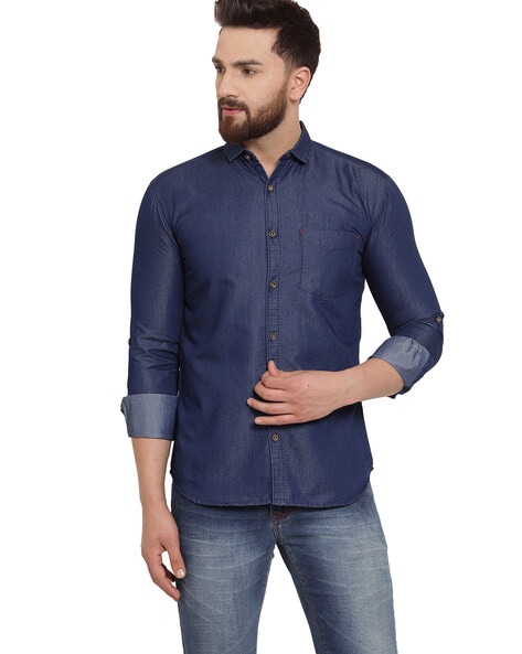 Denim Shirts for Men | Lyst - Page 31