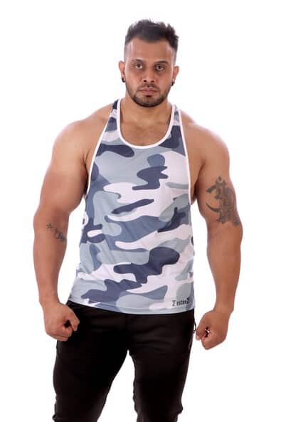 Camouflage Print Vest