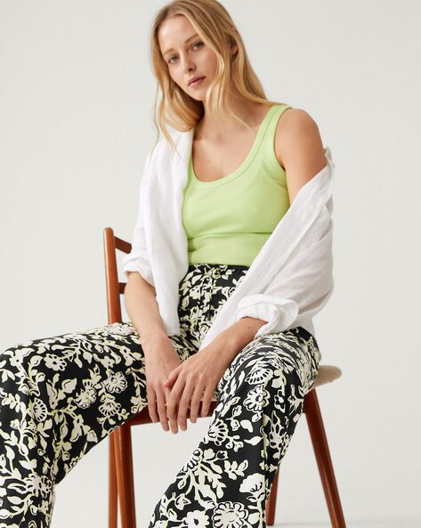 Wildflower Print Crop Blazer and Pants Co-ord Set – Bombaim