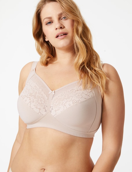 Solid Total-Support Bra