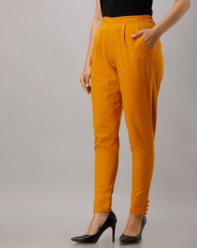 Buy Green Trousers & Pants for Women by MAISHI Online