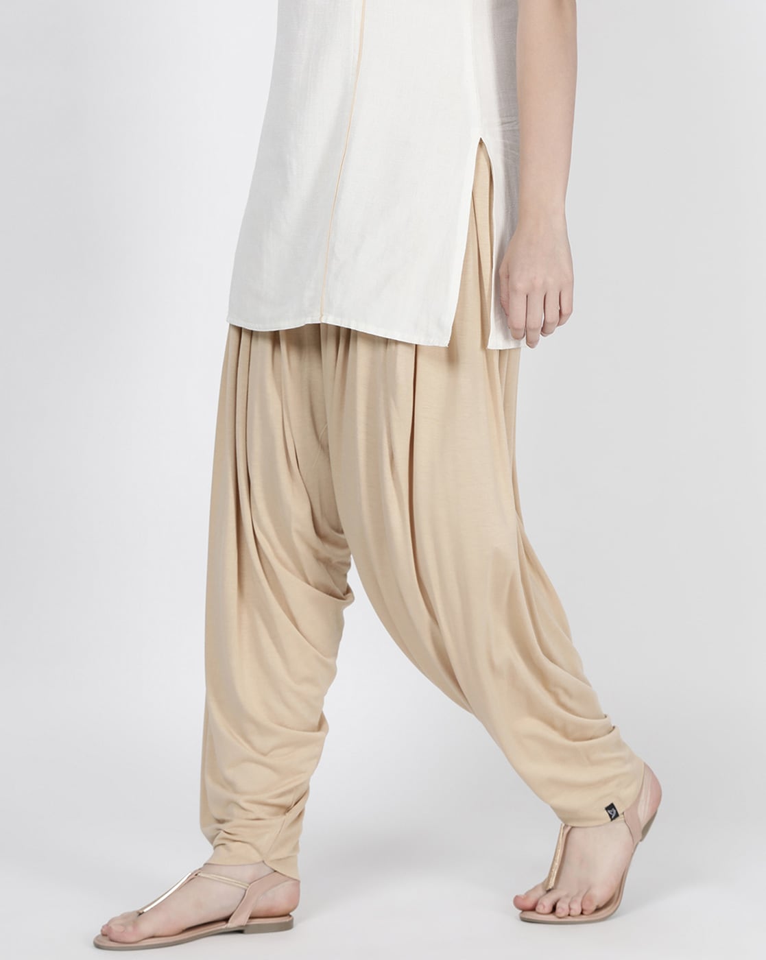 Isha Life Unisex Chiffon Lurex Gold Striped Dhoti Pants (201093) :  Amazon.in: Clothing & Accessories
