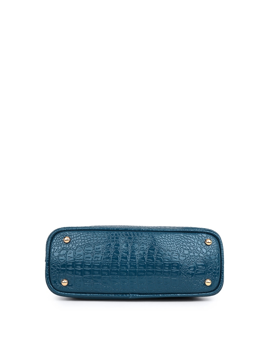 Papelt Blue Crocodile Texture Leather Shoulder Bag for Women and Girls