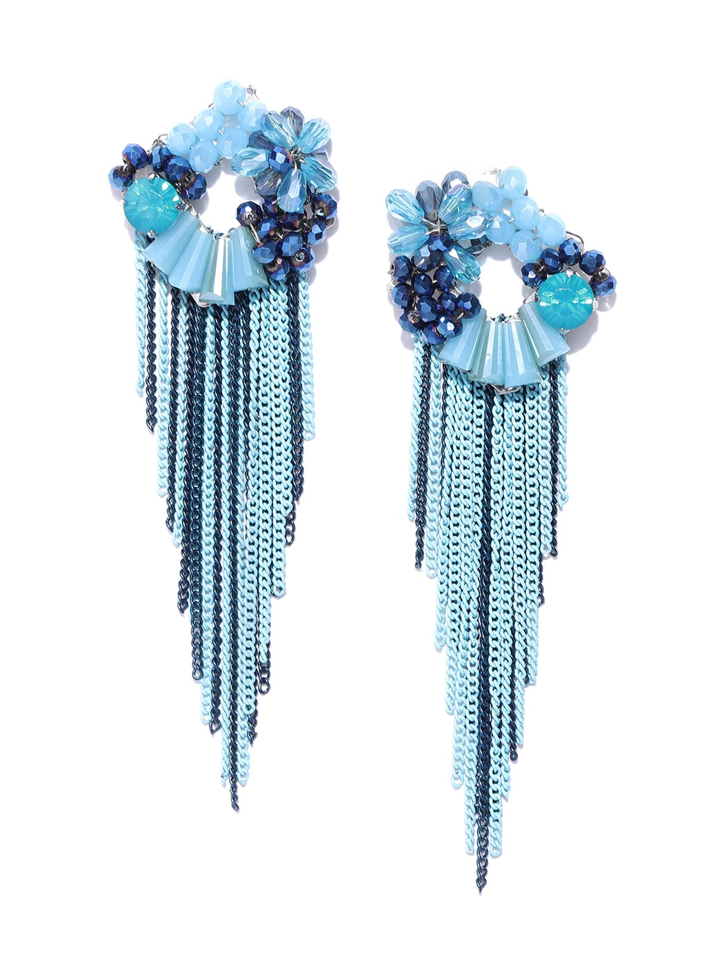Aggregate 216+ blue colour earrings best