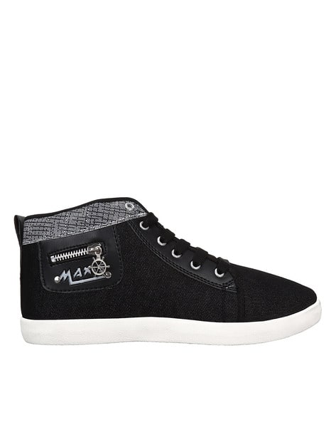 max solid lace up shoes