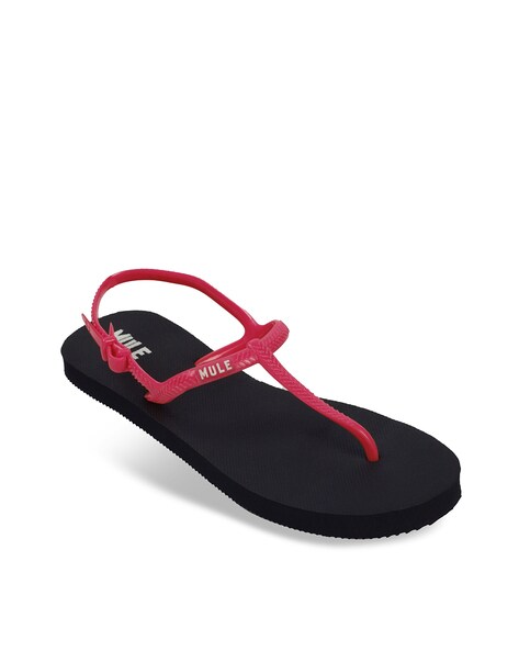 Buy Black Flat Sandals for Women by MULE Online Ajio